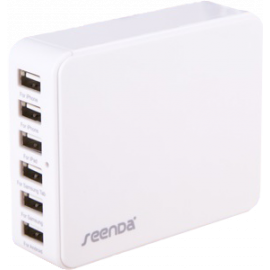6-port desktop USB charger (6.5 Amp)