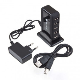 7 Port USB 2.0 HUB with Power Adapter (Type A)