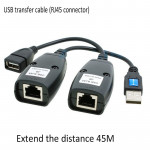USB Extender via Ethernet - 45 Meters