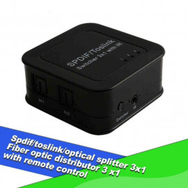 SPDIF TOSLINK Digital Optical Audio Switcher 3 x 1