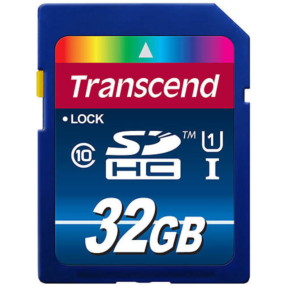 Transcend 32GB SDHC Class 10 (UHS1)